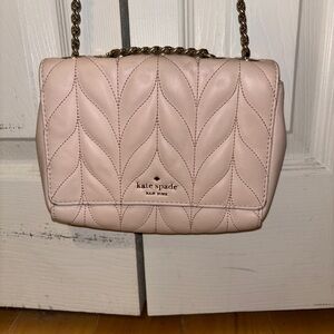 Kate Spade Blush Quilted Crossbody Bag